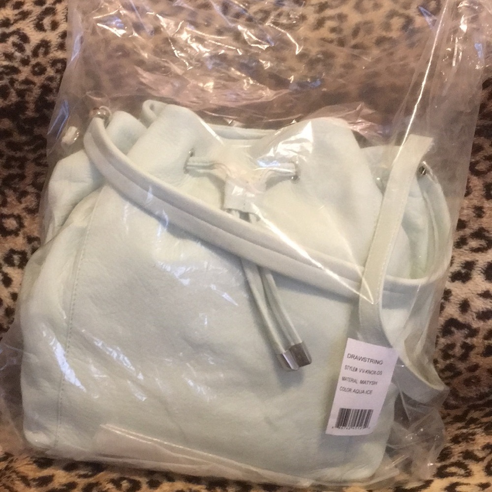 Vince Camuto Mint drawstring bag - Picture 4 of 4